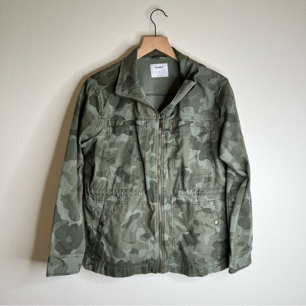 Old Navy Oversized Camo Shacket Medium - Picture 1 of 4